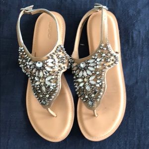 Topshop beaded sandals